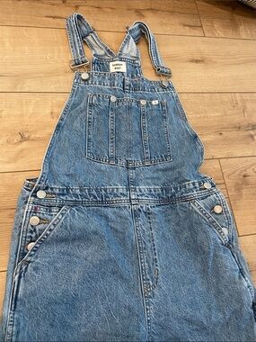 ARITZIA Sunday Best Overheard Denim Overalls - Size Small